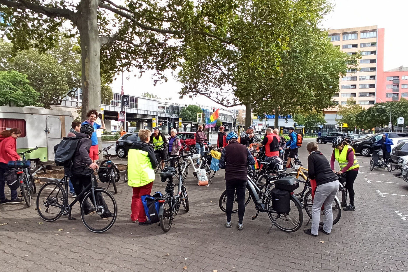 Das ADFC Berlin Queer-Netzwerk auf Netzwerk-Radtour