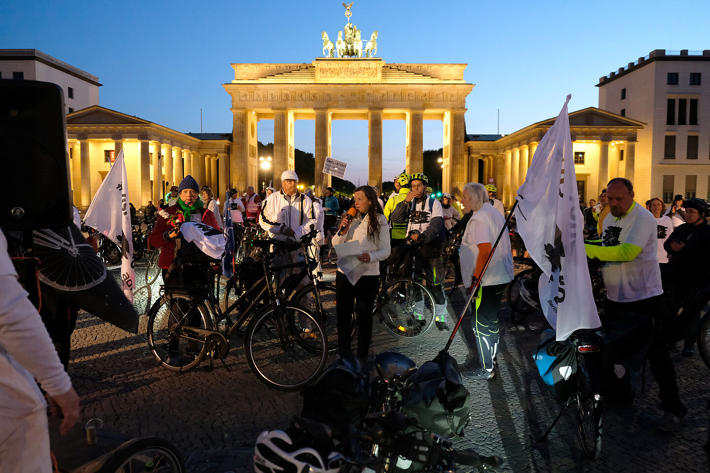 Ride of Silence Wir wollen ein sicheres Berlin für alle! ADFC Berlin