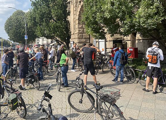 Start zu einer Kieztour durch Charlottenburg-Wilmersdorf