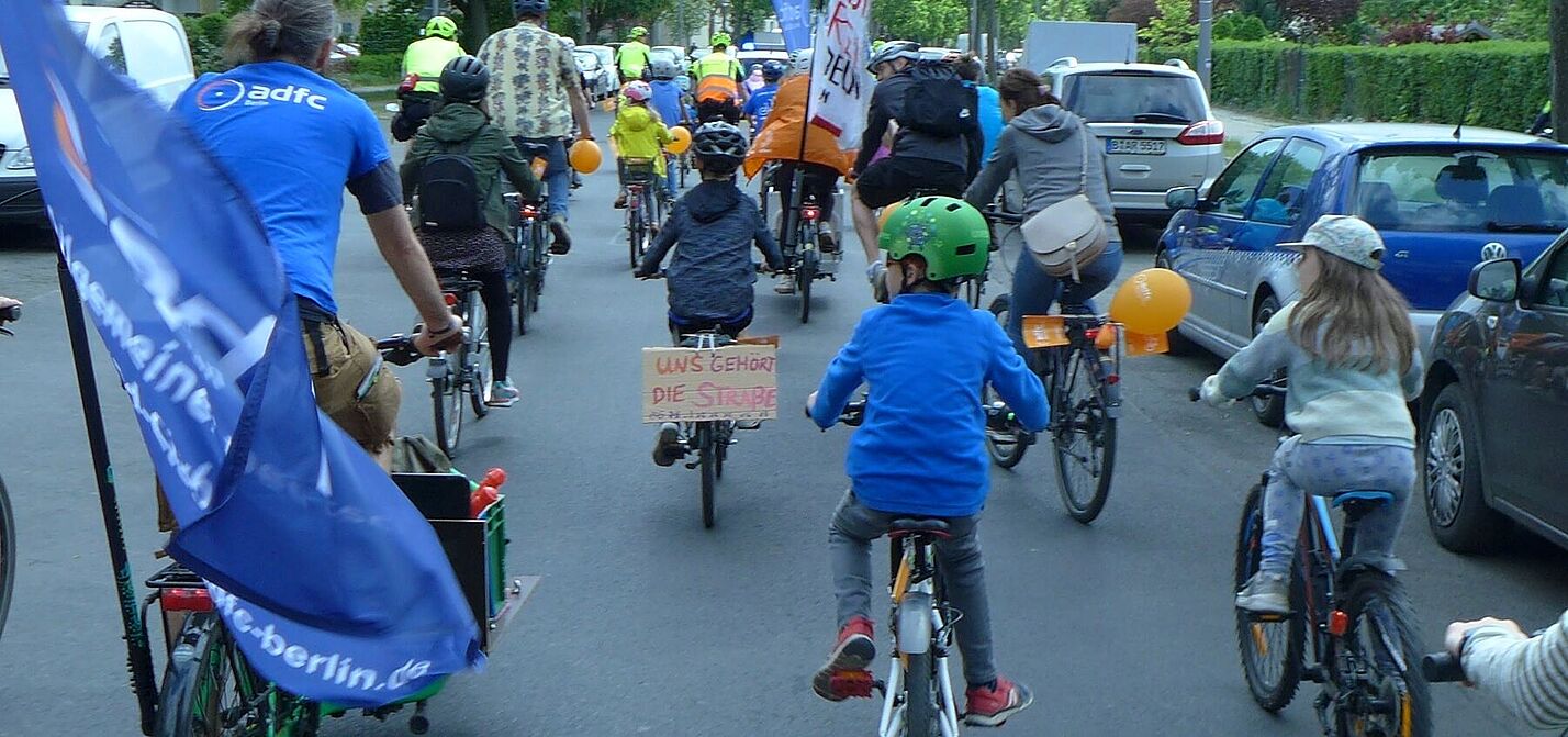 Kidical Mass in Berlin Mitte