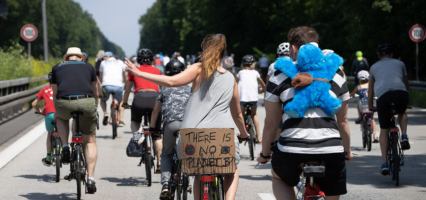 Fahrraddemo für Klimaschutz Fahrraddemo für Klimaschutz