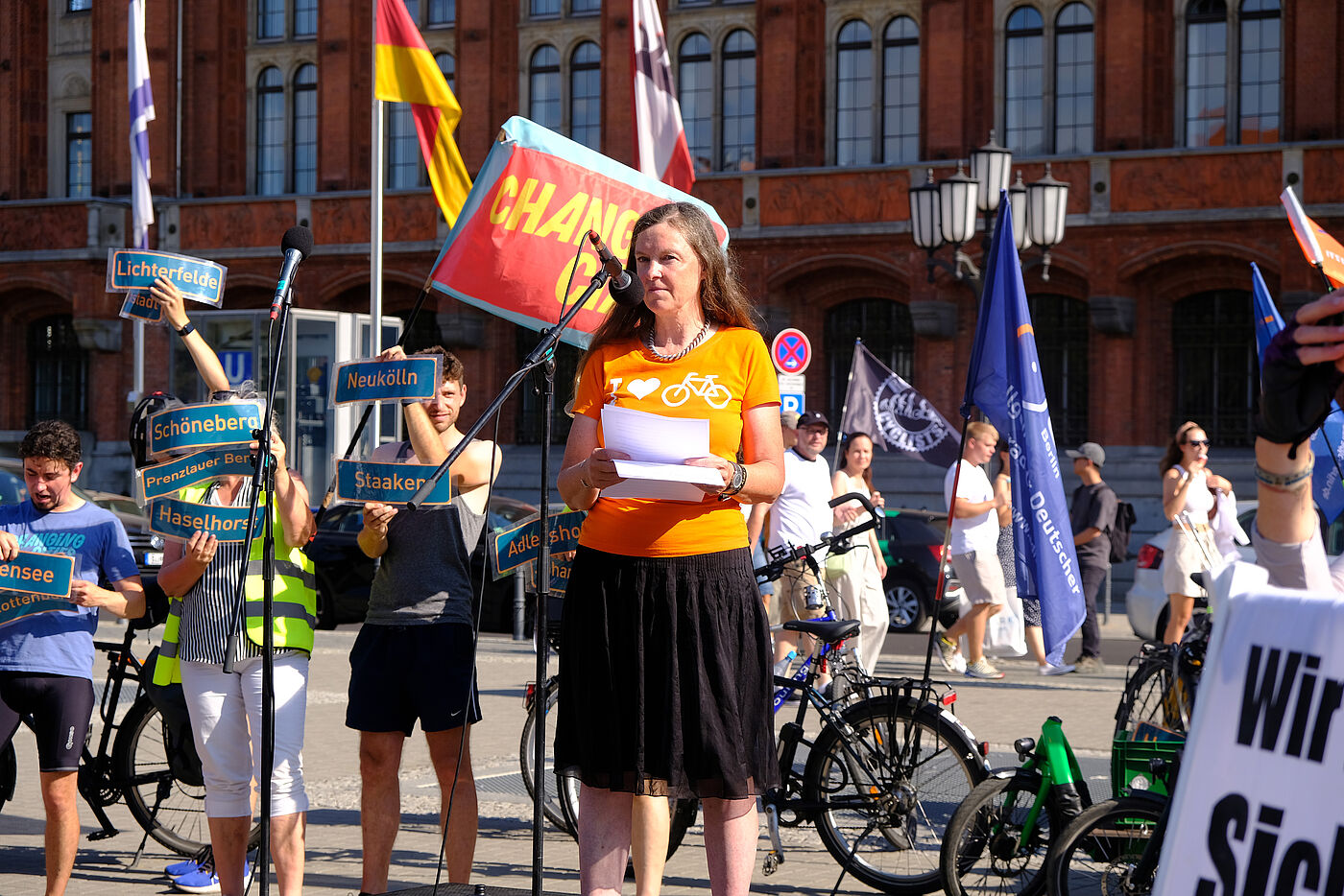 Rede von SuSanne Grittner - Demo Radwegestopp 08.09.24