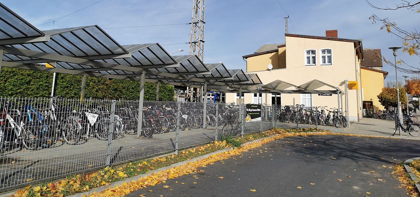 Fahrradparken am Bahnhof Eberswalde 