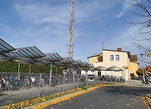 Fahrradparken am Bahnhof Eberswalde 