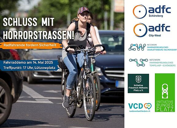 Horrorstraßen-Demo am 14. Mai 2025