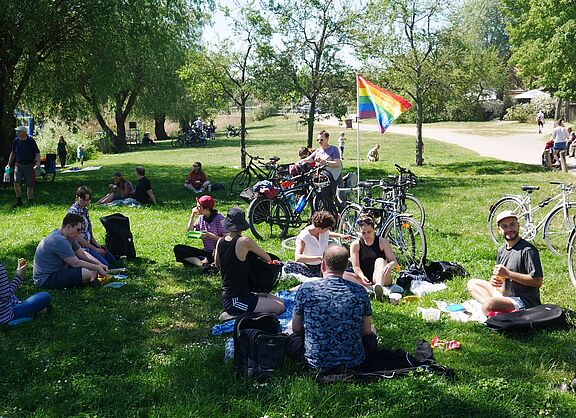 Das ADFC Berlin Queer-Netzwerk auf Netzwerk-Radtour