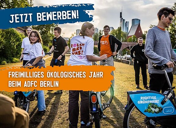 Bewerben fürs FÖJ beim ADFC Berlin