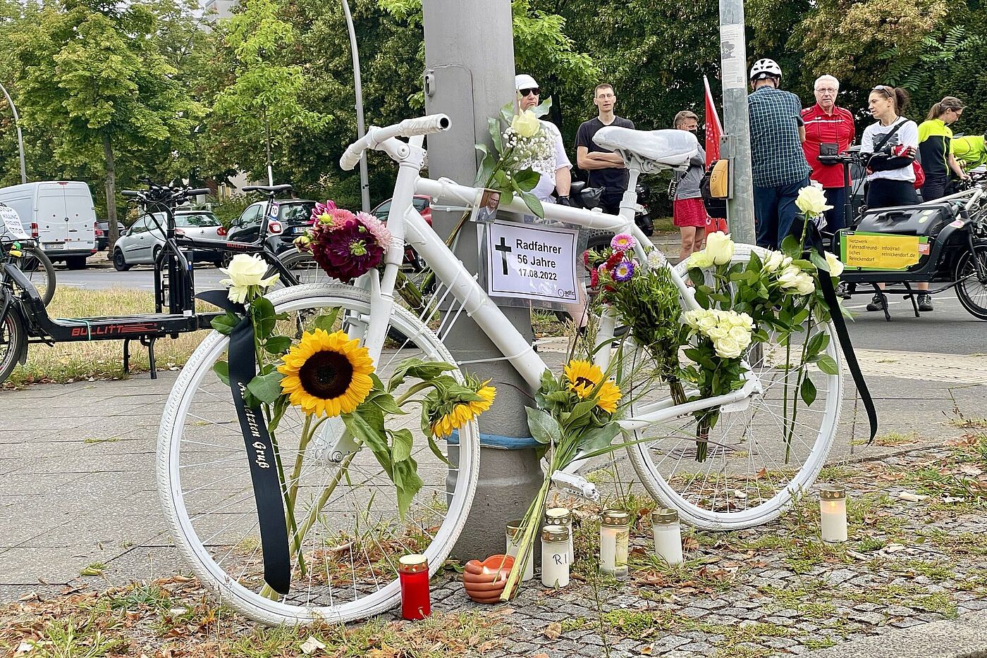 #VisionZero-Demo: Geisterrad in Reinickendorf