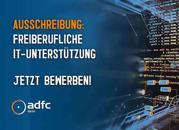 Jetzt bewerben: Ausschreibung - Freiberufliche IT-Unterstützung