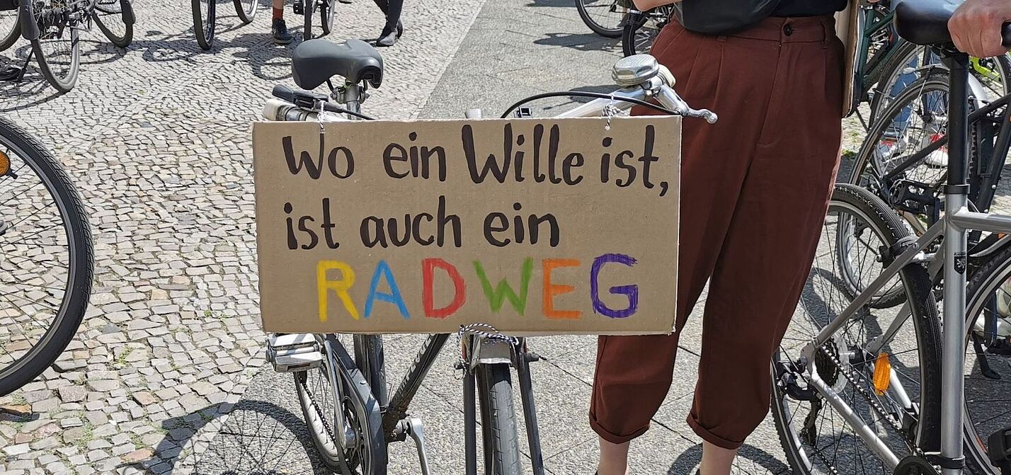 Wo ein Wille ist, ist auch ein Radweg Wo ein Wille ist, ist auch ein Radweg