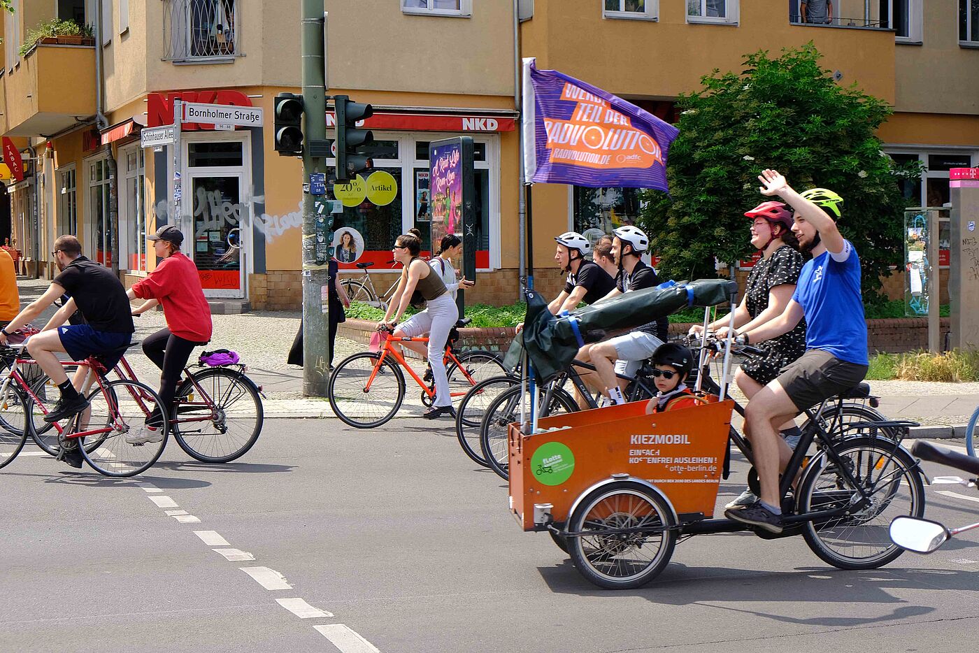 Die 48. Sternfahrt stand unter dem Motto: "Alle aufs Rad für die Radvolution".