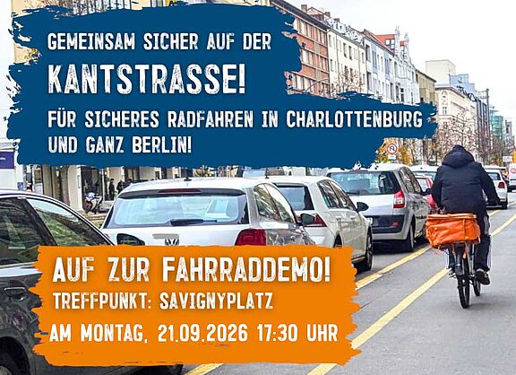 Aufruf zur Demo Kantstrasse Aufruf zur Demo Kantstrasse