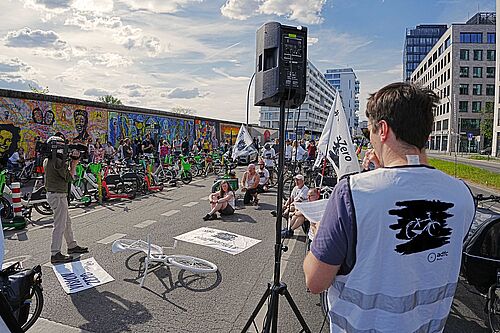 03.05.2026:#VisionZero-Demo und Geisterrad-Mahnwache in Friedrichshain-Kreuzberg