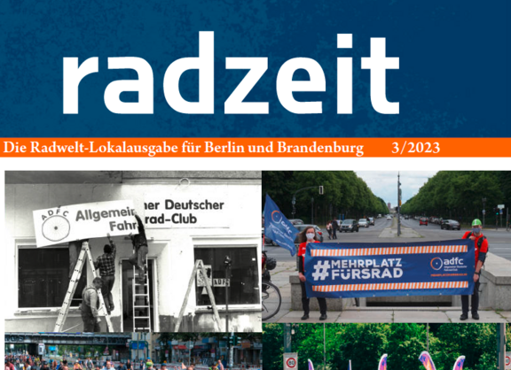 Ausschnitt des Mitgliedermagazins radzeit Ausgabe 3 2023