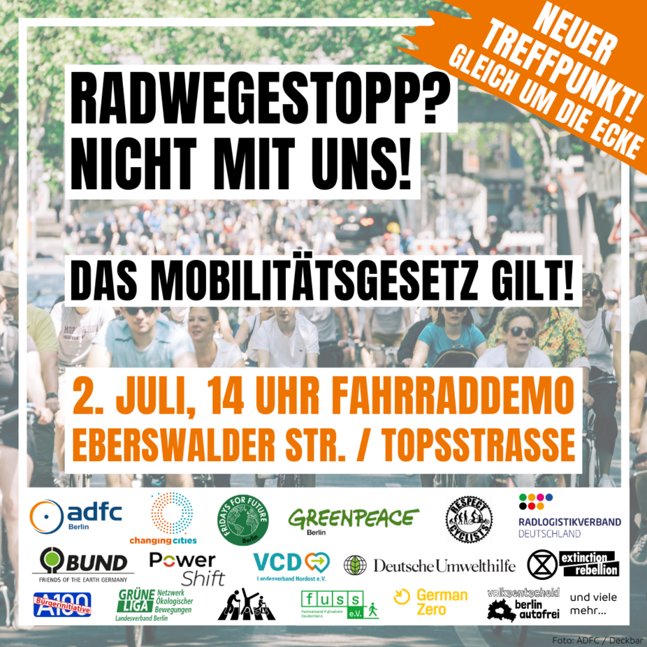 #Nichtmituns Demo am 2. Juli 2023 - Instagram Sharepic Instagram 1080x1080px