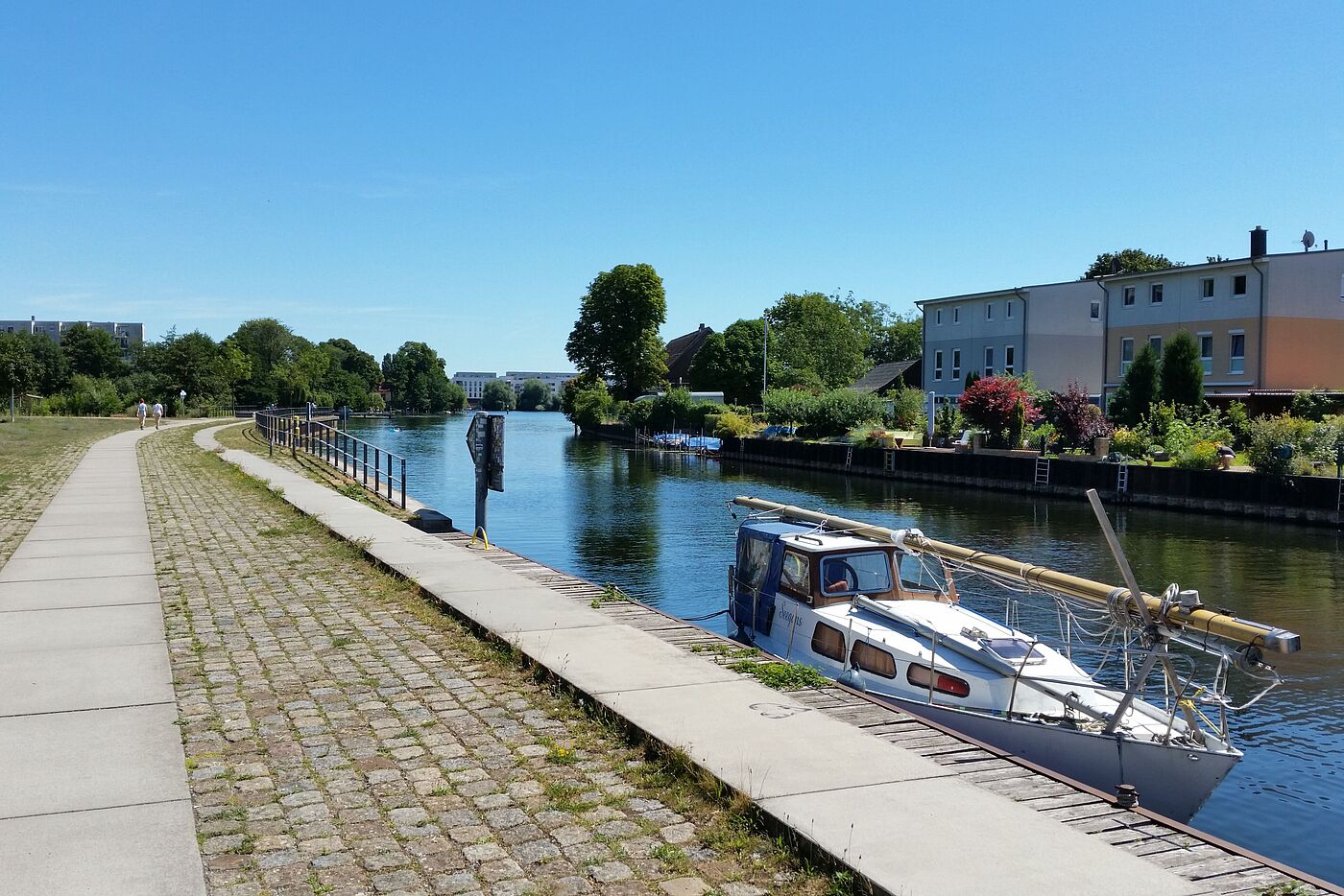 Maselakepark am Spandauer Nordhafen.