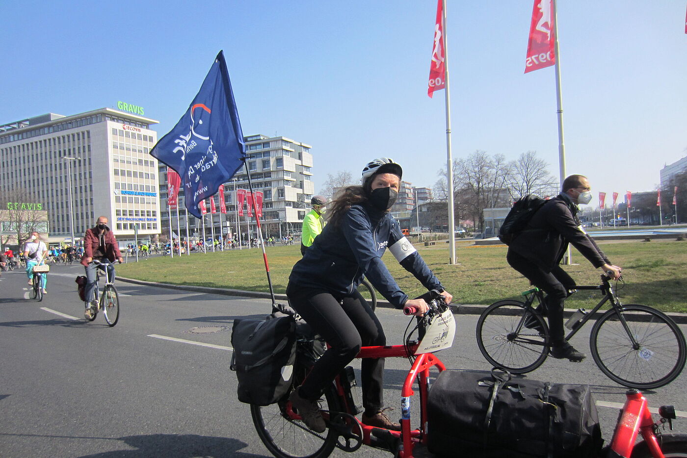 Fahrraddemo am Ernst-Reutter-Platz