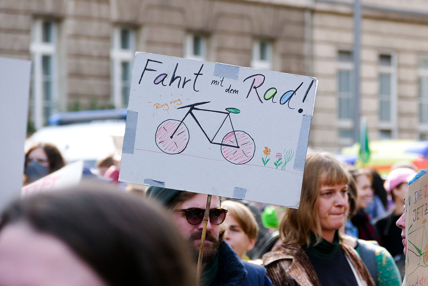 Schild beim Klimastreik September 2022