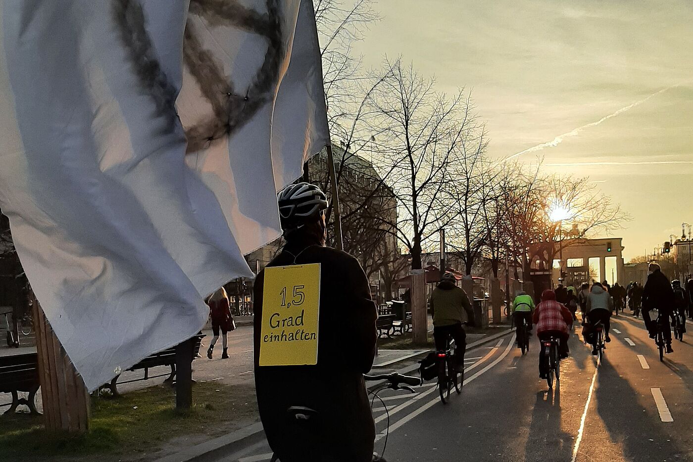 Fahrrad-Demo „Verkehrspolitik für den Frieden“