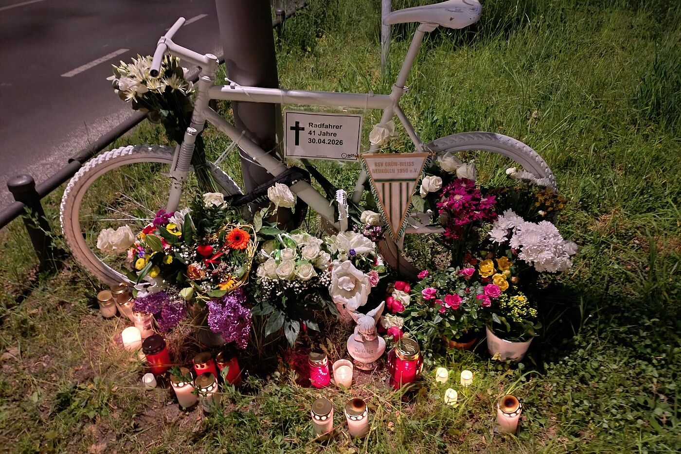 Geisterrad Neuköllner Straße Ecke Alt Rudow