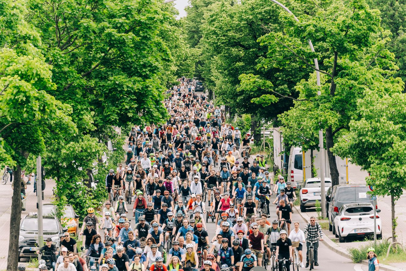 Die Sternfahrt verwandelt Berlin in das ersehnte Radnetz. Die Sternfahrt verwandelt Berlin in das ersehnte Radnetz.
